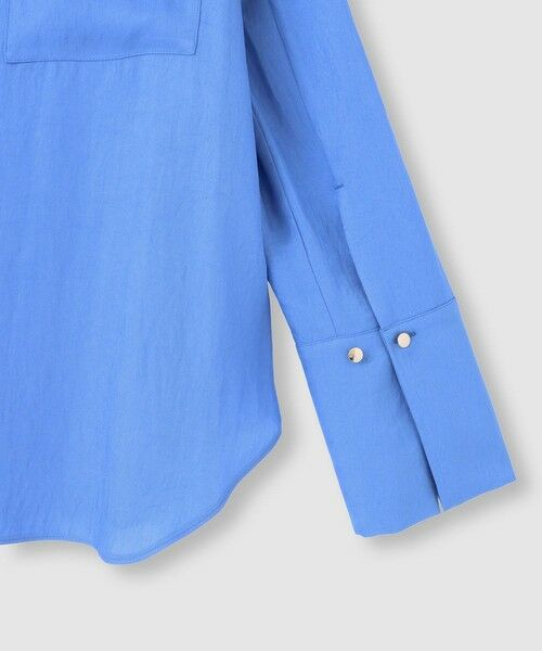 allureville / アルアバイル シャツ・ブラウス | ブライトツイルアシメボウブラウス | 詳細13