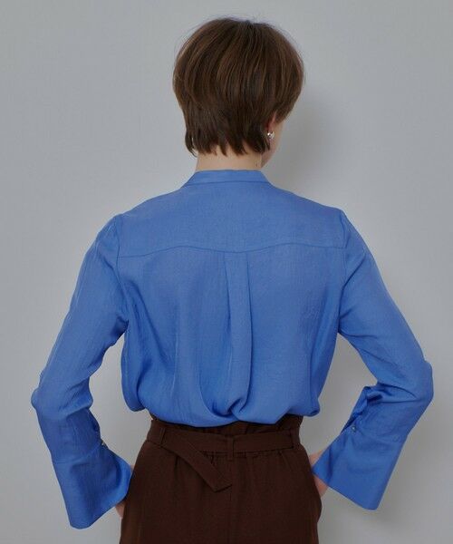 allureville / アルアバイル シャツ・ブラウス | ブライトツイルアシメボウブラウス | 詳細6