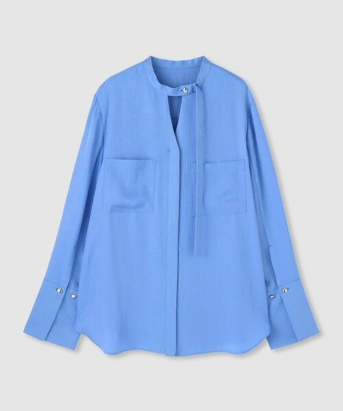 allureville / アルアバイル シャツ・ブラウス | ブライトツイルアシメボウブラウス | 詳細9