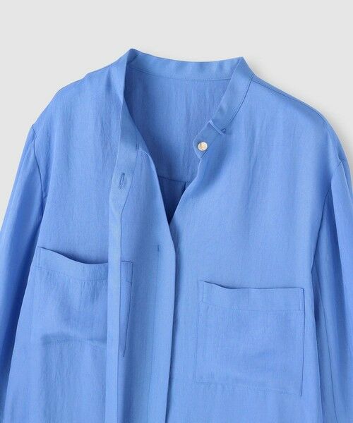 allureville / アルアバイル シャツ・ブラウス | ブライトツイルアシメボウブラウス | 詳細11