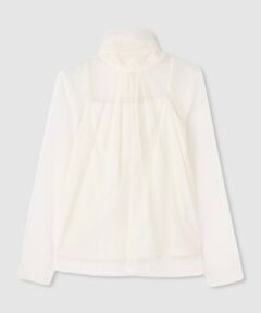 allureville / アルアバイル カットソー | チュールボウロングスリーブ プルオーバー