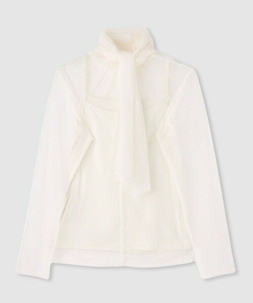 allureville / アルアバイル カットソー | チュールボウロングスリーブ プルオーバー | 詳細1