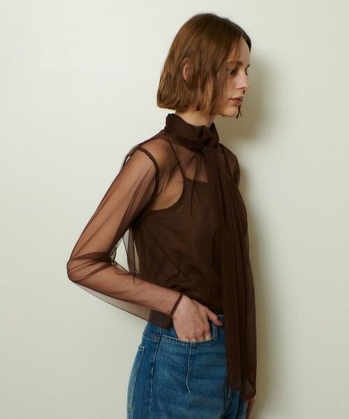 allureville / アルアバイル カットソー | チュールボウロングスリーブ プルオーバー | 詳細5