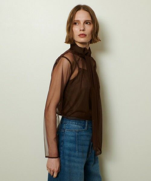 allureville / アルアバイル カットソー | チュールボウロングスリーブ プルオーバー | 詳細6