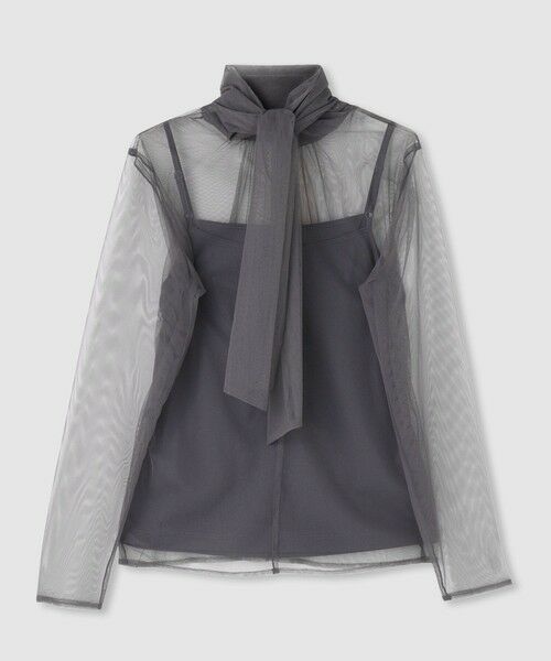 allureville / アルアバイル カットソー | チュールボウロングスリーブ プルオーバー | 詳細12