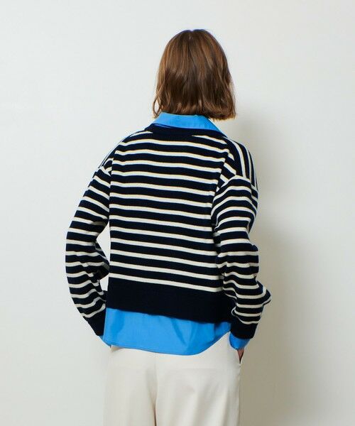 allureville / アルアバイル ニット・セーター | フェイクレイヤードスキッパープルオーバー | 詳細2