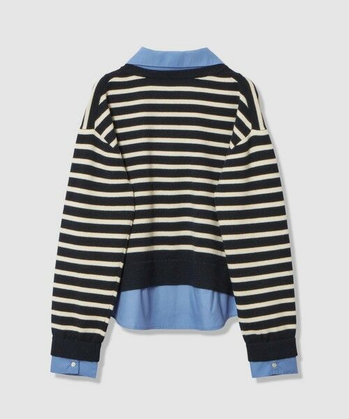 allureville / アルアバイル ニット・セーター | フェイクレイヤードスキッパープルオーバー | 詳細5