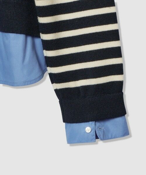 allureville / アルアバイル ニット・セーター | フェイクレイヤードスキッパープルオーバー | 詳細9