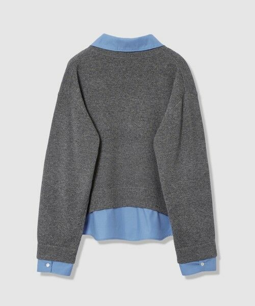 allureville / アルアバイル ニット・セーター | フェイクレイヤードスキッパープルオーバー | 詳細16