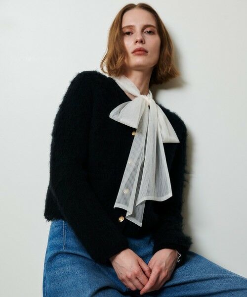allureville / アルアバイル カーディガン・ボレロ | シャギーニットカーディガン | 詳細1