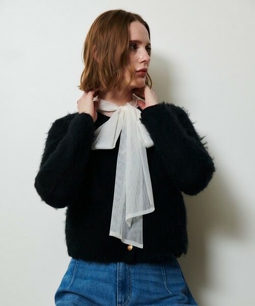allureville / アルアバイル カーディガン・ボレロ | シャギーニットカーディガン | 詳細2