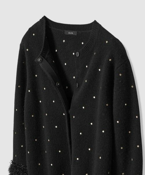 allureville / アルアバイル カーディガン・ボレロ | エンブロイダリードットファーカフスカーディガン | 詳細13