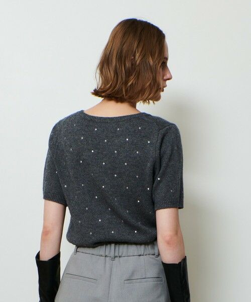 allureville / アルアバイル ニット・セーター | エンブロイダリードットプルオーバー | 詳細4