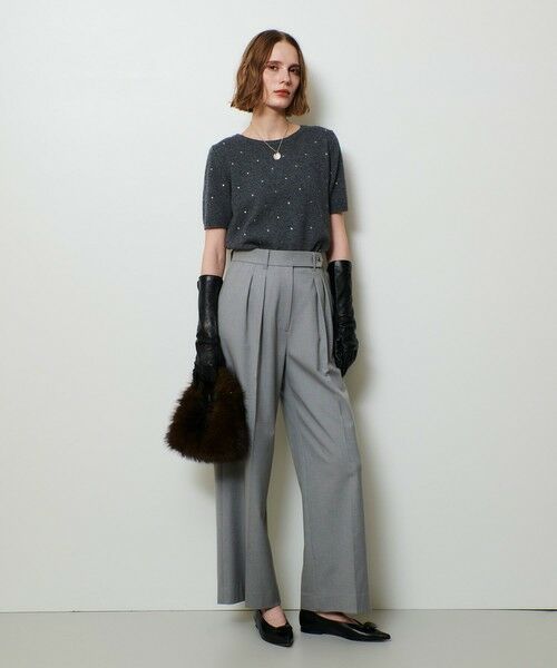 allureville / アルアバイル ニット・セーター | エンブロイダリードットプルオーバー | 詳細5