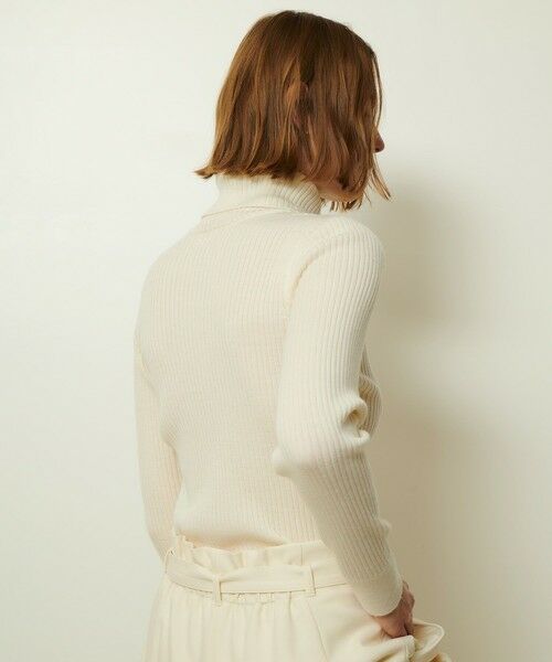 allureville / アルアバイル ニット・セーター | 2WAYネックリブタートル | 詳細3