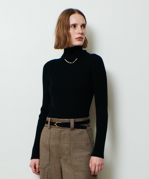 allureville / アルアバイル ニット・セーター | 2WAYネックリブタートル | 詳細27