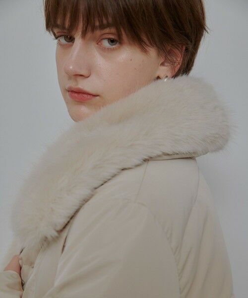 allureville / アルアバイル その他アウター | ファーカラーショートダウンコート | 詳細4
