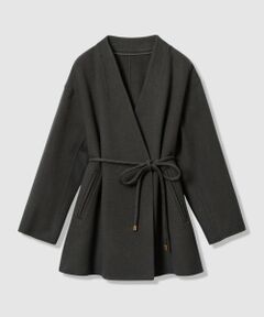 allureville / アルアバイル ダッフルコート | カシミヤ混リバーミドルラップコート