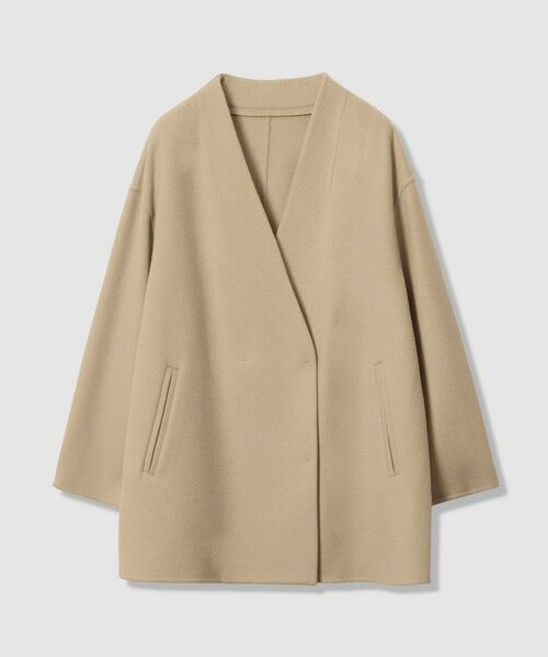 allureville / アルアバイル ダッフルコート | カシミヤ混リバーミドルラップコート | 詳細6