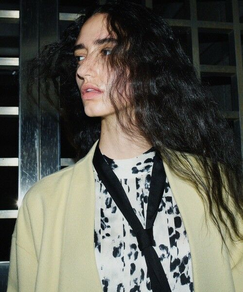 allureville / アルアバイル ダッフルコート | カシミヤ混リバーミドルラップコート | 詳細10