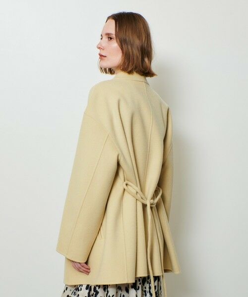 allureville / アルアバイル ダッフルコート | カシミヤ混リバーミドルラップコート | 詳細14