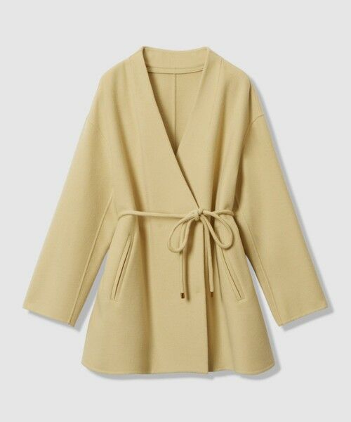 allureville / アルアバイル ダッフルコート | カシミヤ混リバーミドルラップコート | 詳細16