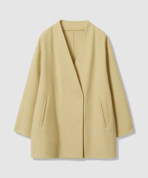 allureville / アルアバイル ダッフルコート | カシミヤ混リバーミドルラップコート | 詳細18