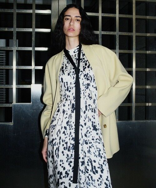 allureville / アルアバイル ダッフルコート | カシミヤ混リバーミドルラップコート | 詳細9