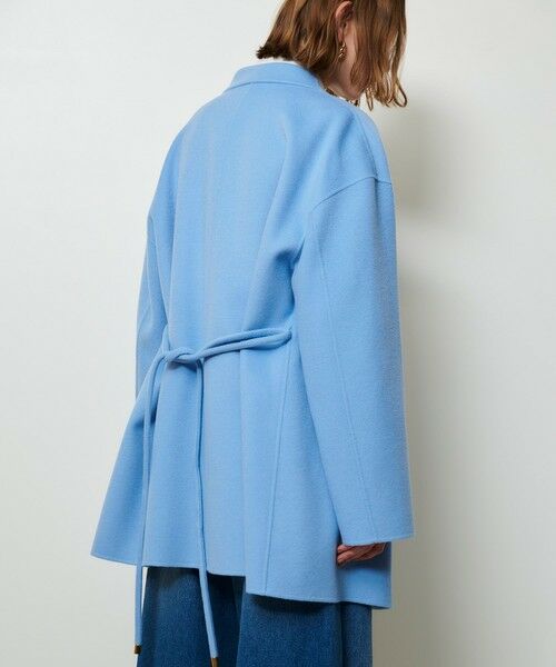 allureville / アルアバイル ダッフルコート | カシミヤ混リバーミドルラップコート | 詳細28