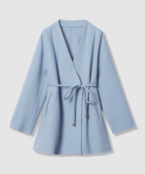 allureville / アルアバイル ダッフルコート | カシミヤ混リバーミドルラップコート | 詳細30