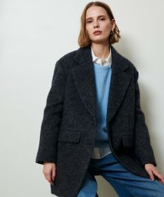 allureville / アルアバイル ダッフルコート | シャギーハーフコート