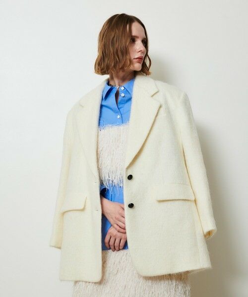 allureville / アルアバイル ダッフルコート | シャギーハーフコート | 詳細4