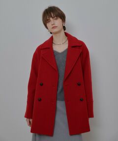 allureville / アルアバイル ピーコート | パイルメルトンデザインＰコート