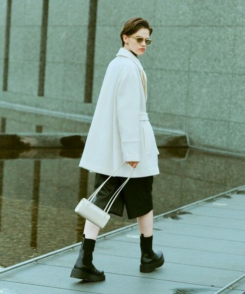 allureville / アルアバイル ピーコート | パイルメルトンデザインＰコート | 詳細3