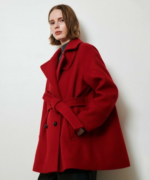 allureville / アルアバイル ピーコート | パイルメルトンデザインＰコート | 詳細10