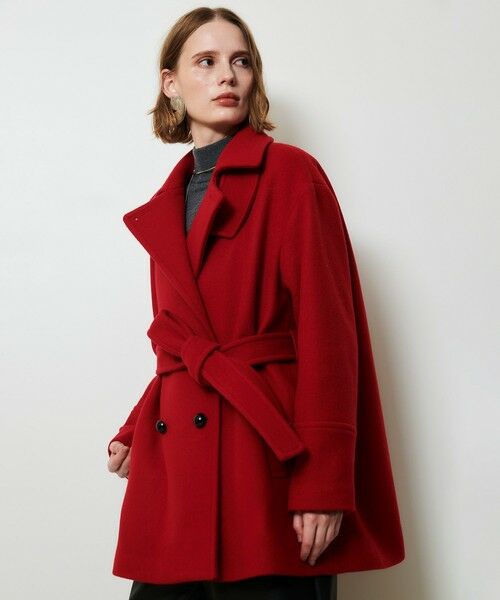 allureville / アルアバイル ピーコート | パイルメルトンデザインＰコート | 詳細12