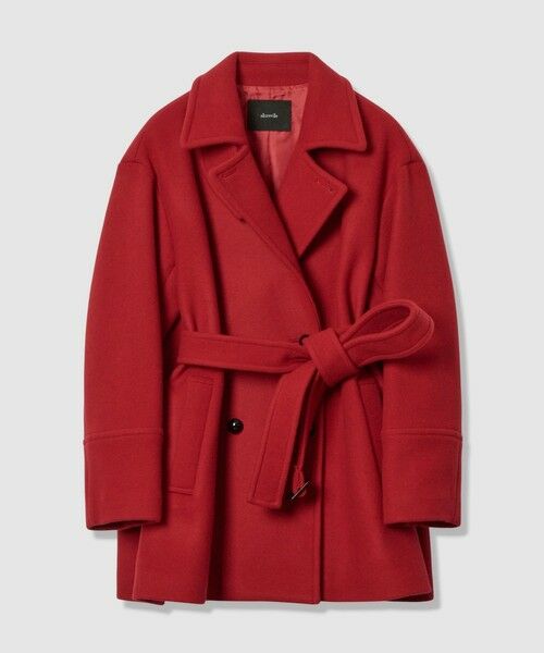 allureville / アルアバイル ピーコート | パイルメルトンデザインＰコート | 詳細17