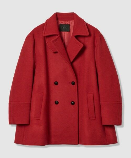 allureville / アルアバイル ピーコート | パイルメルトンデザインＰコート | 詳細19