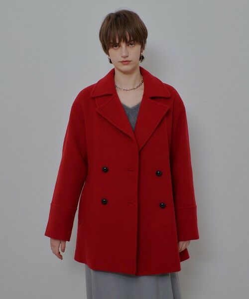 allureville / アルアバイル ピーコート | パイルメルトンデザインＰコート | 詳細8