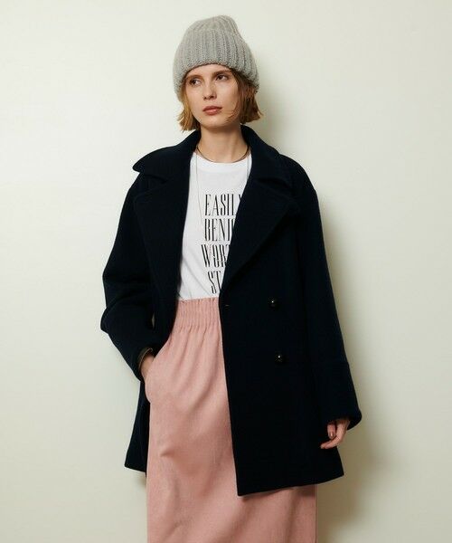 allureville / アルアバイル ピーコート | パイルメルトンデザインＰコート | 詳細29