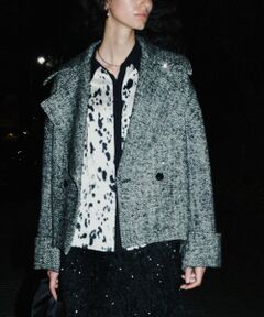 BONOTTOスパンコールショートコート