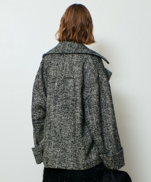 allureville / アルアバイル ダッフルコート | BONOTTOスパンコールショートコート | 詳細4