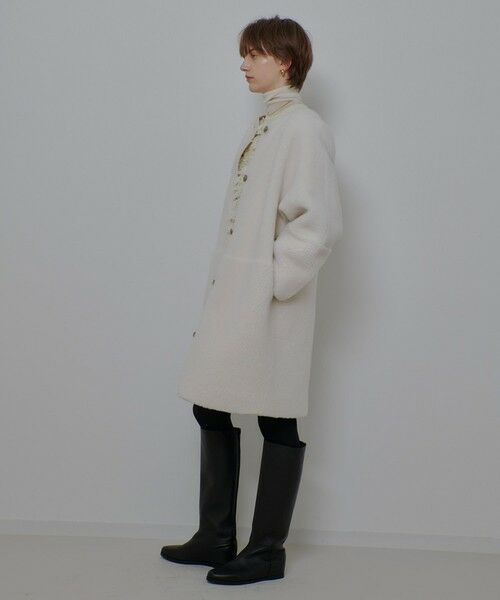 allureville / アルアバイル その他アウター | ツーブロッキングボアコート | 詳細3