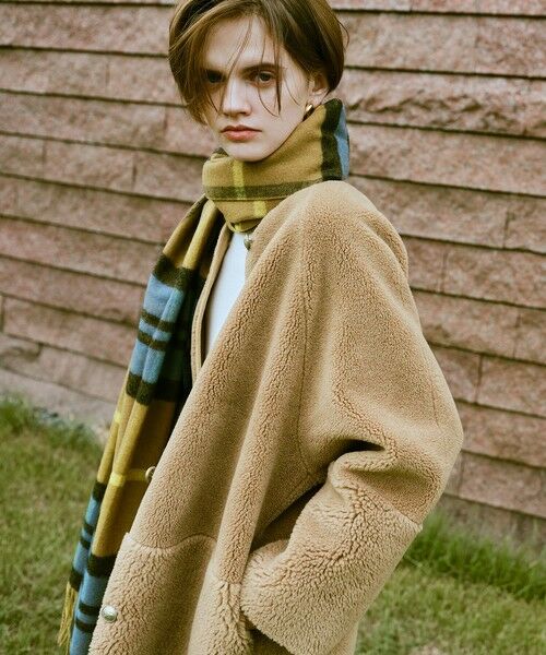 allureville / アルアバイル その他アウター | ツーブロッキングボアコート | 詳細10