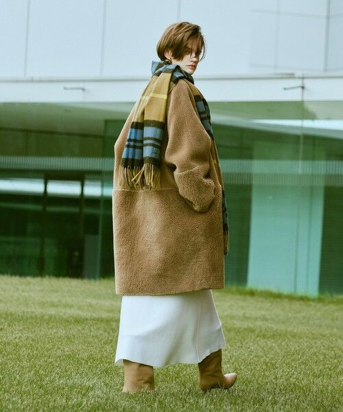 allureville / アルアバイル その他アウター | ツーブロッキングボアコート | 詳細11