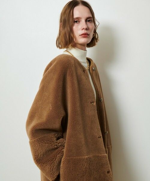 allureville / アルアバイル その他アウター | ツーブロッキングボアコート | 詳細13