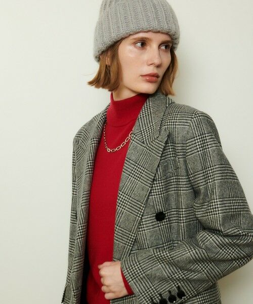 allureville / アルアバイル その他アウター | グレンチェックロングチェスターコート | 詳細3