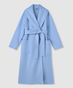 allureville / アルアバイル トレンチコート | カシミヤ混リバーショールコート