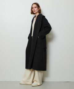 allureville / アルアバイル トレンチコート | カシミヤ混リバーショールコート