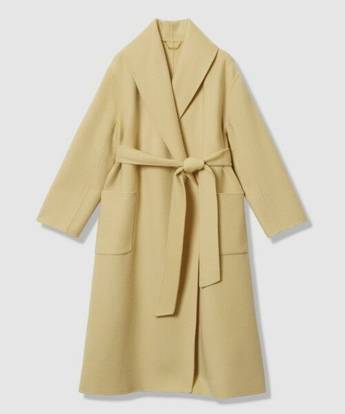 allureville / アルアバイル トレンチコート | カシミヤ混リバーショールコート | 詳細12